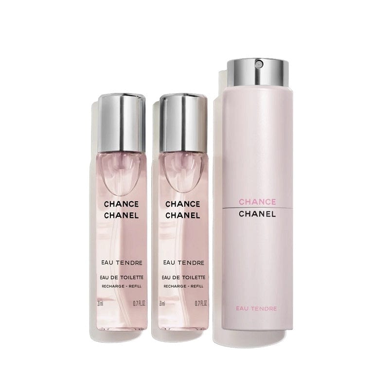 Chanel Chance Eau Tendre EDT 3 X 20ml Twist & Spray