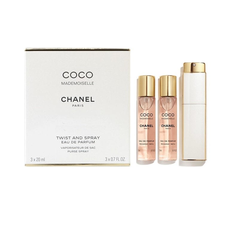 Chanel Coco Mademoiselle EDP 3 X 20ml Twist & Spray