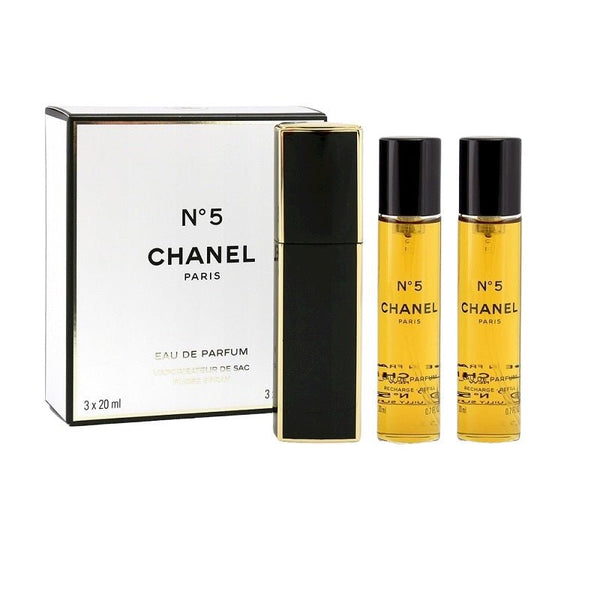 CHANEL (N°5) Chanel No 5 Eau de Parfum Purse Spray (3 x 20 ml)