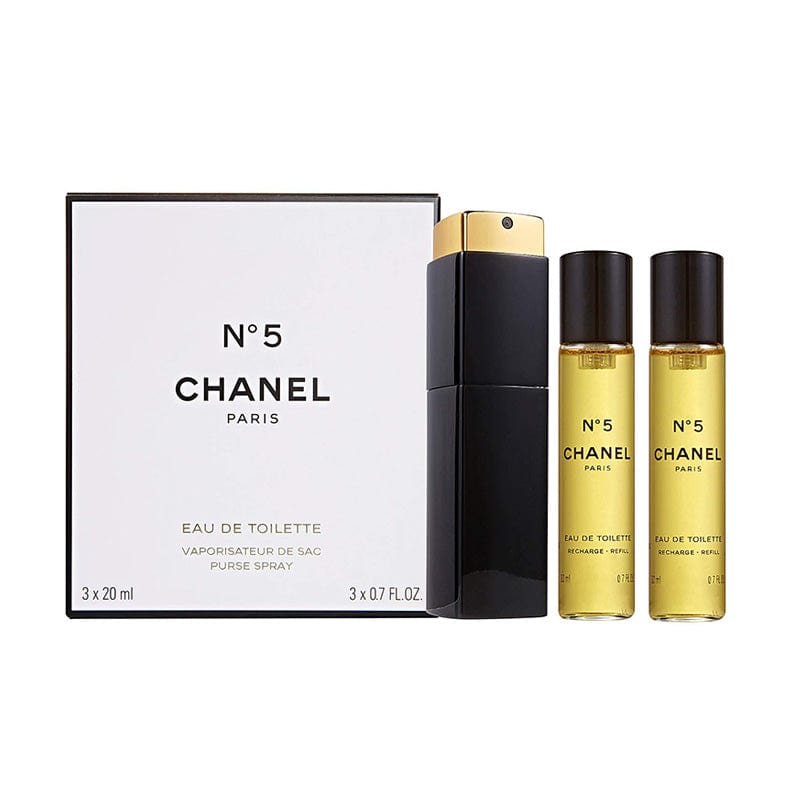 Chanel No 5 EDT 3 x 20ml Purse Spray