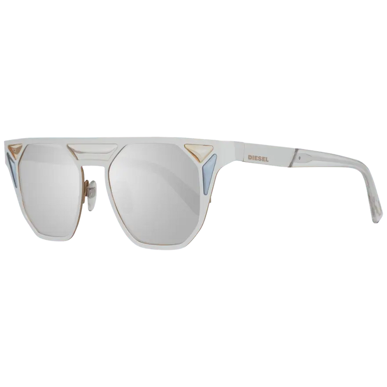 Diesel DL0249 24C White Silver 48mm Sunglasses