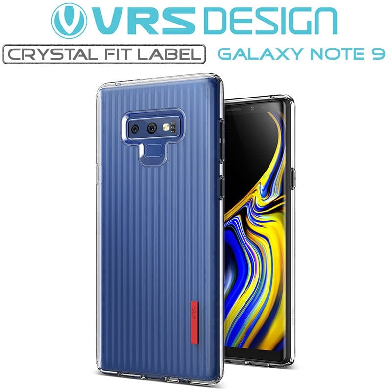 Galaxy Note 9 Crystal Fit Label Clear Case By VRS Design