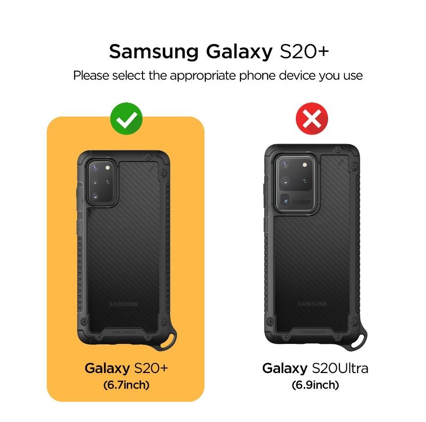 Galaxy S20 Plus Case Crystal Mixx Pro Black Carbon