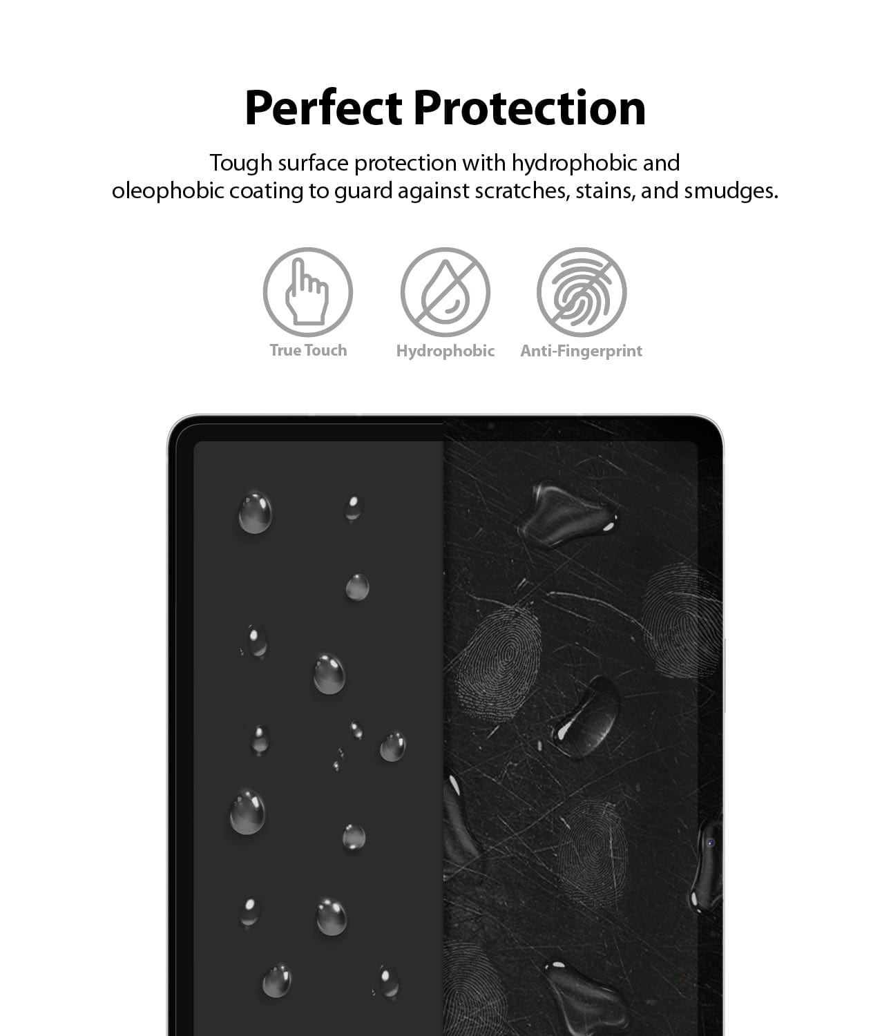 Perfect Ringke Tempered Glass Screen Protector for Samsung Tablet S8