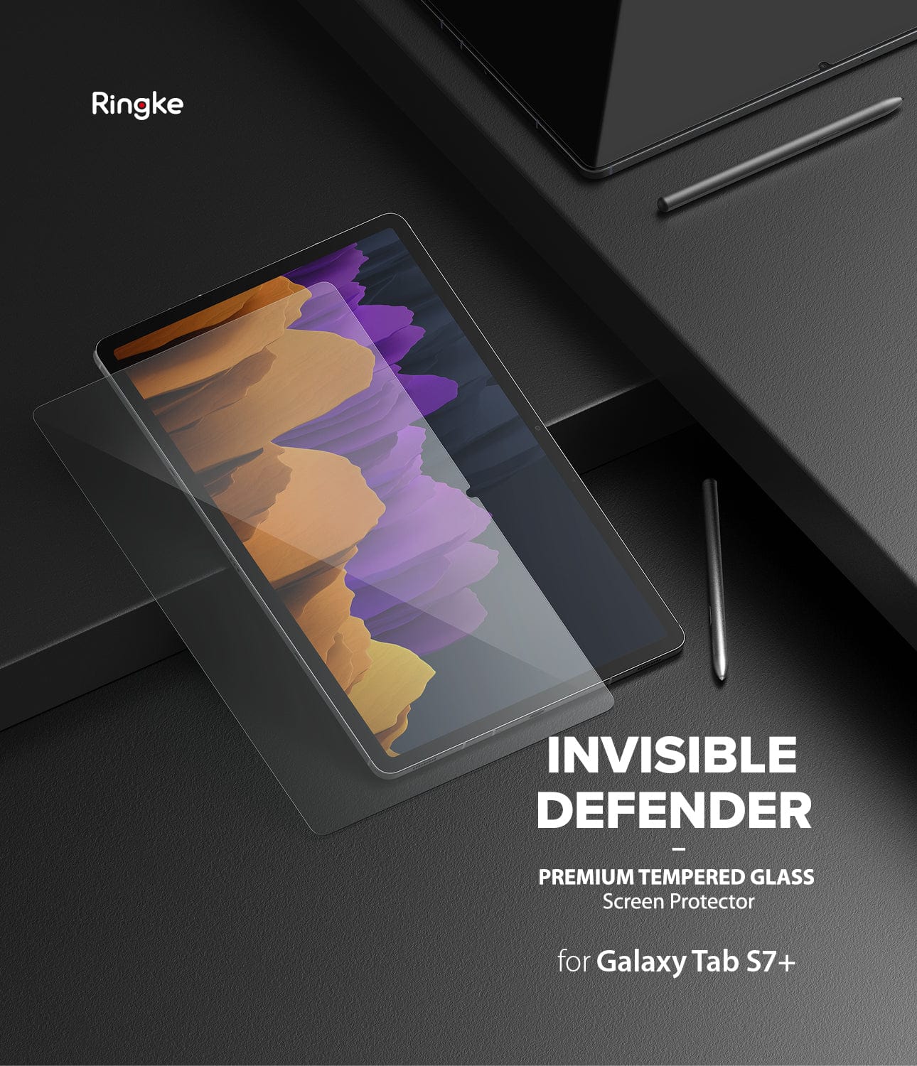 Premium Tempered Glass for Galaxy Tab S7+