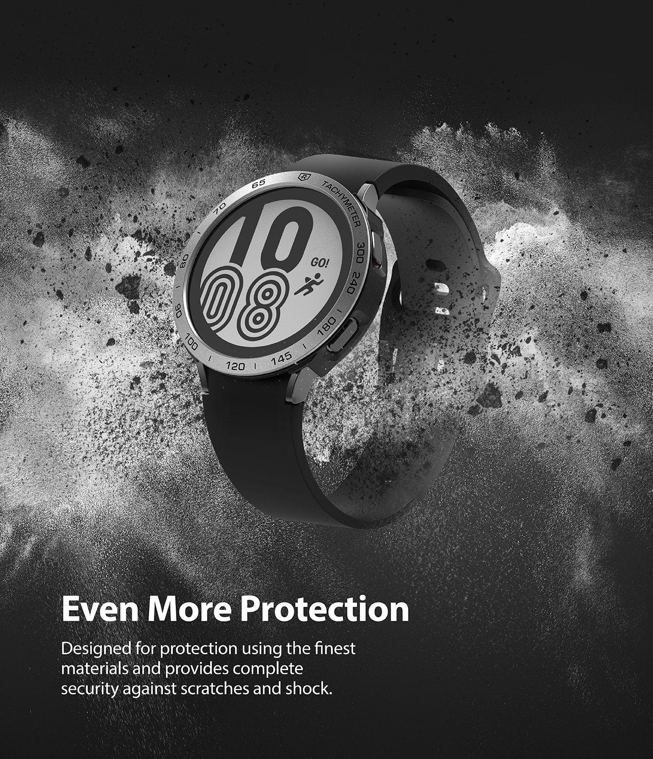 Experience ultimate protection with our premium materials, providing complete security against scratches and shocks for your Galaxy Watch 4.