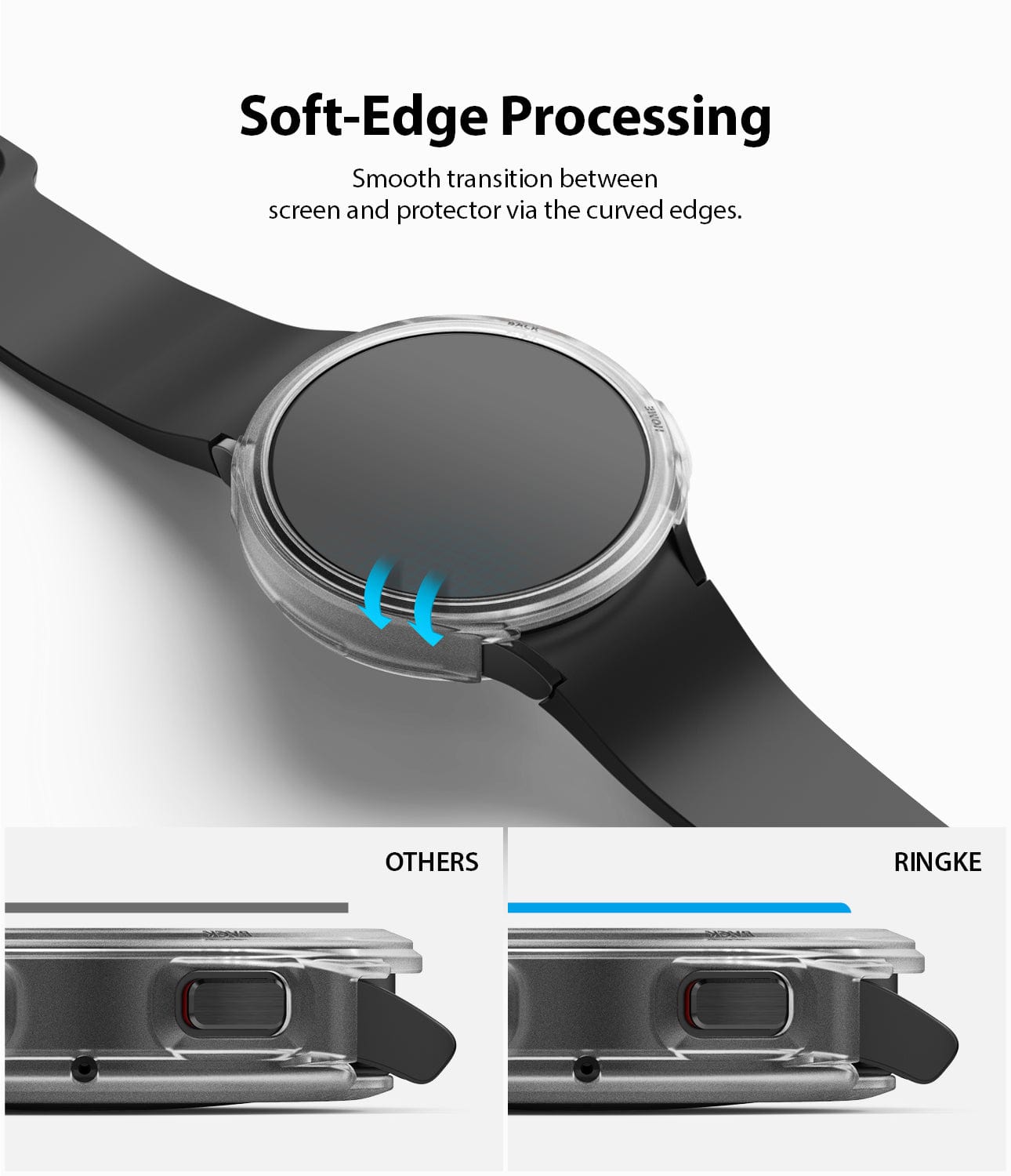 Galaxy Watch 4 / 5 40mm Airsport ID Glass Screen Protector By Ringke