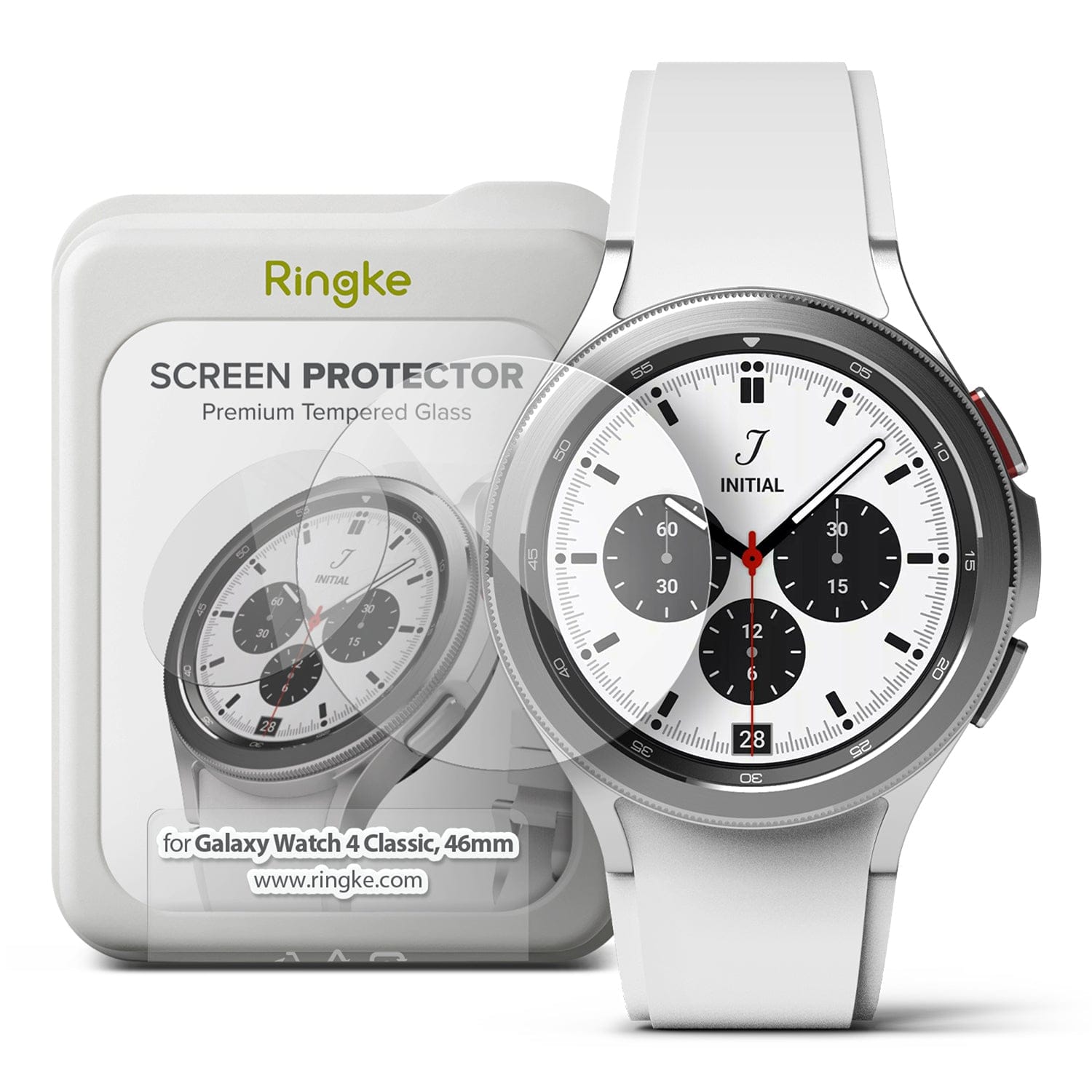 Galaxy Watch 4 Classic 46mm ID Glass Screen Protector By Ringke