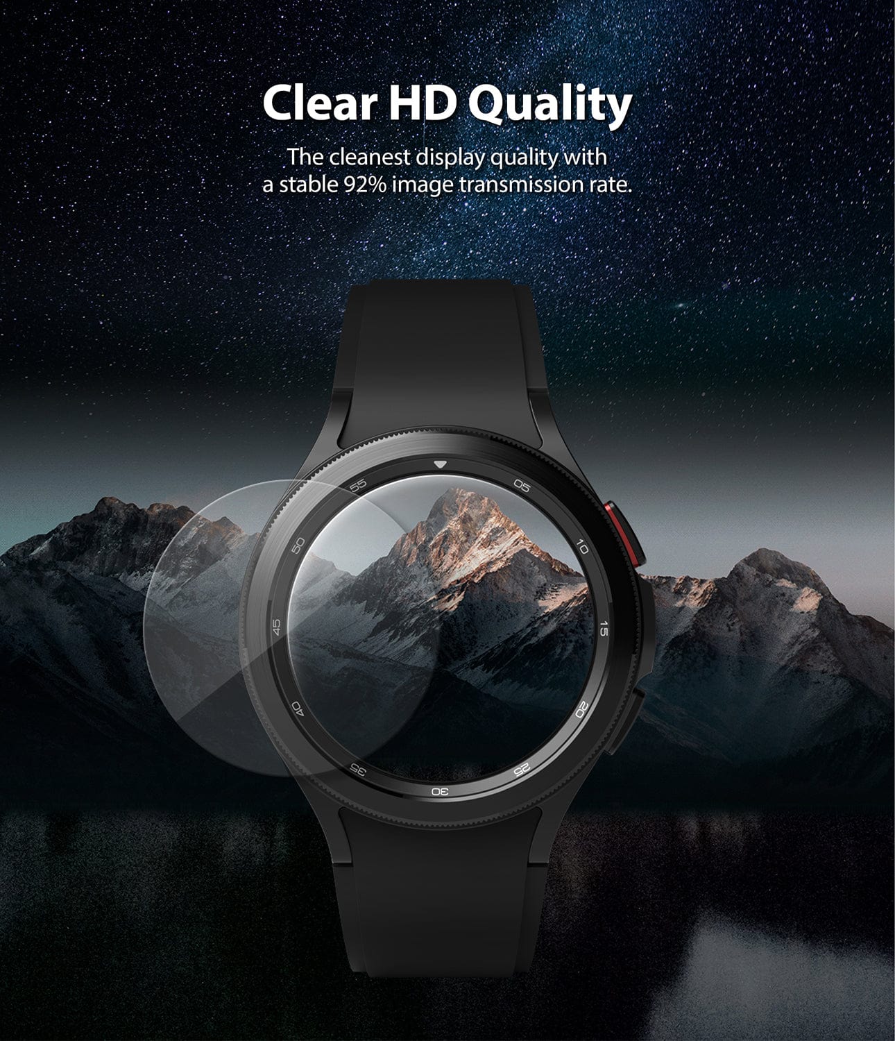 Galaxy Watch 4 Classic 46mm ID Glass Screen Protector By Ringke