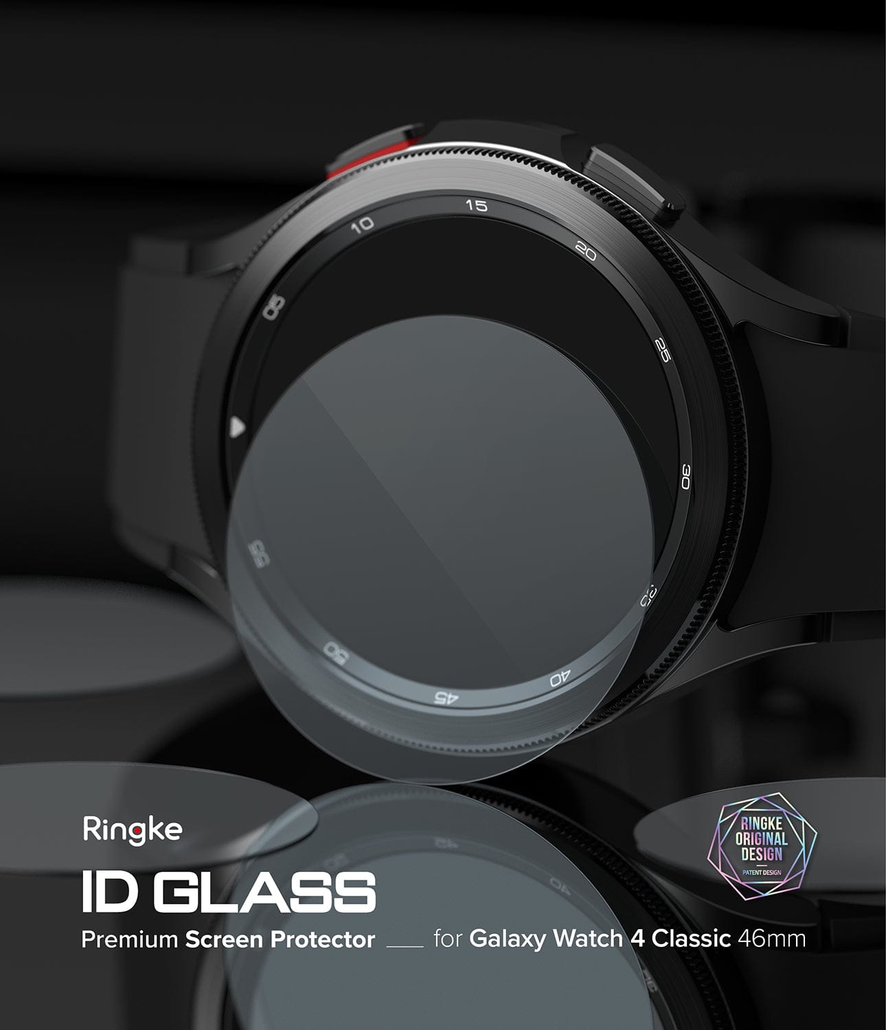 Galaxy Watch 4 Classic 46mm ID Glass Screen Protector By Ringke