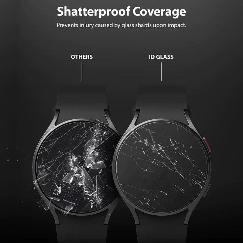 Our shatterproof coverage for the Galaxy Watch 4 ensures protection against accidental impacts, reducing the risk of injury while keeping your device safe.