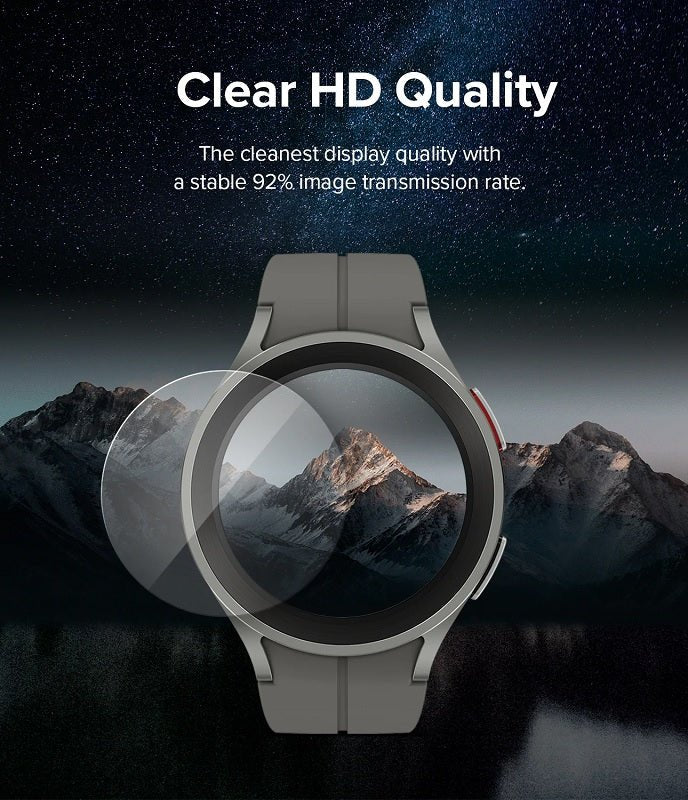 Galaxy Watch 5 Pro 45mm Glass Screen Protector 4 Pack By Ringke