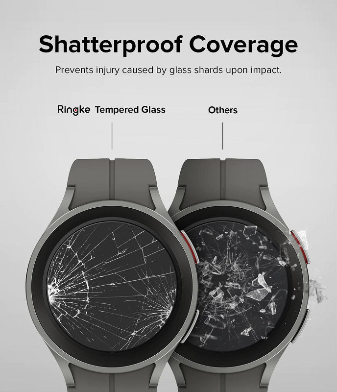 Trust Ringke's shatterproof tempered glass for robust protection, ensuring your device remains safeguarded against accidental drops and impacts.