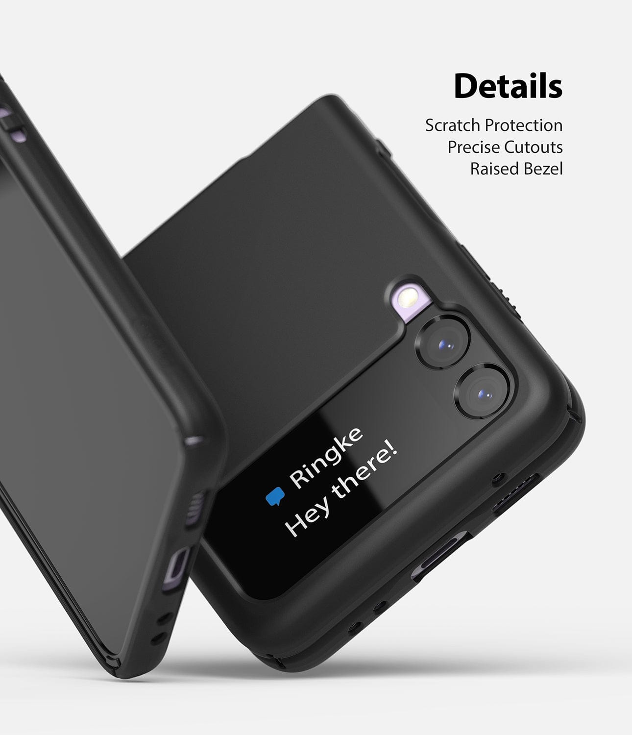 Galaxy Z Flip 3 Slim Case Black By Ringke