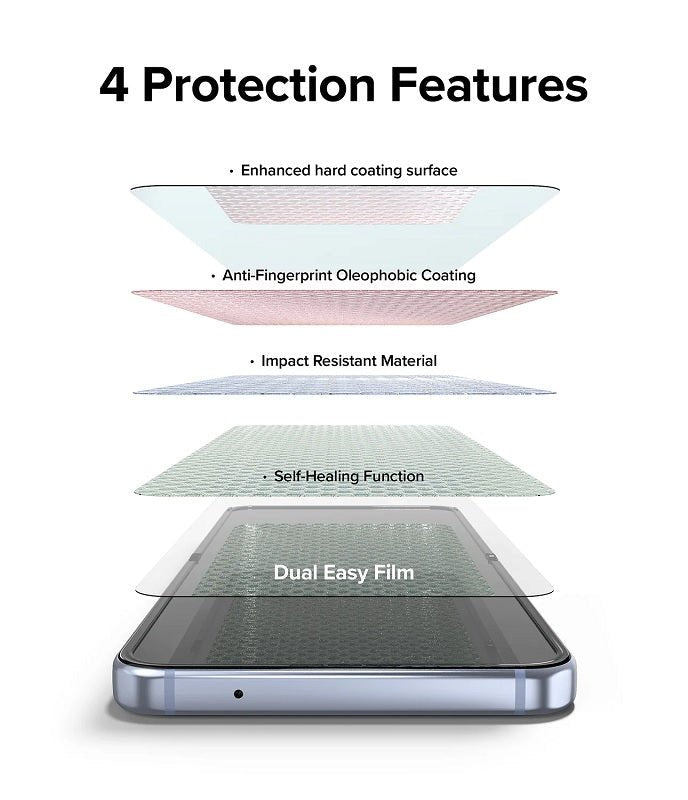 Galaxy Z Flip 4 Dual Easy Film Screen Protector by Ringke