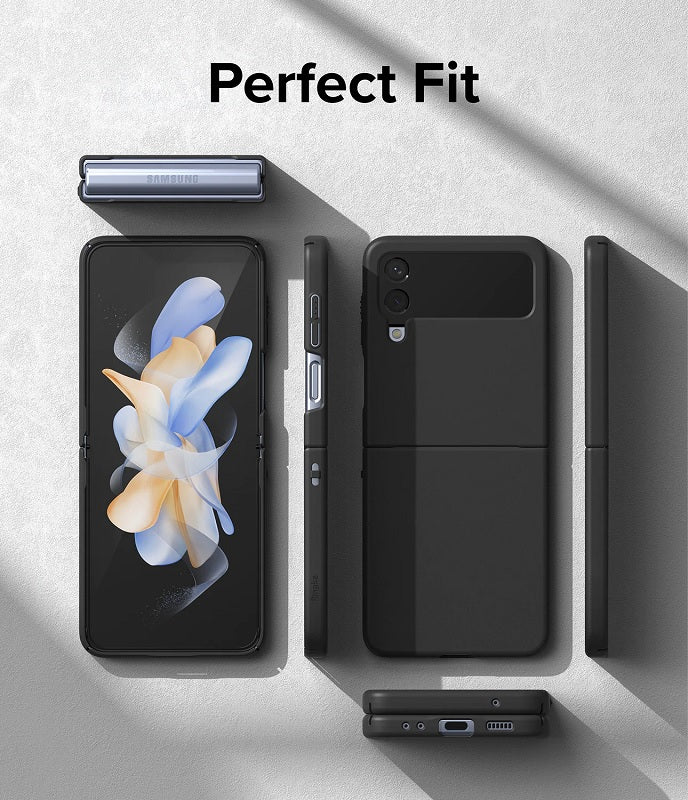 Galaxy Z Flip 4 Slim Black Case by Ringke
