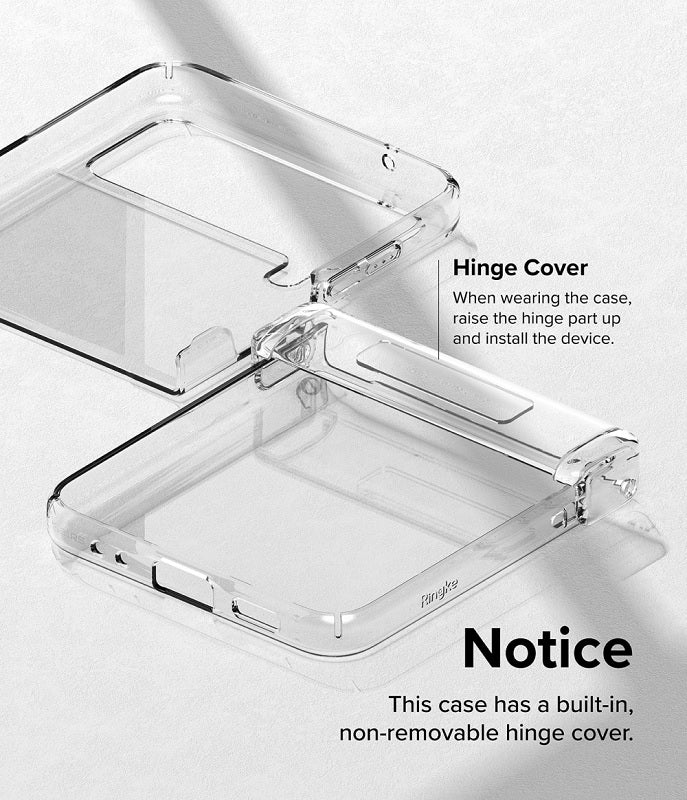 Galaxy Z Flip 4 Slim Hinge Clear Case by Ringke