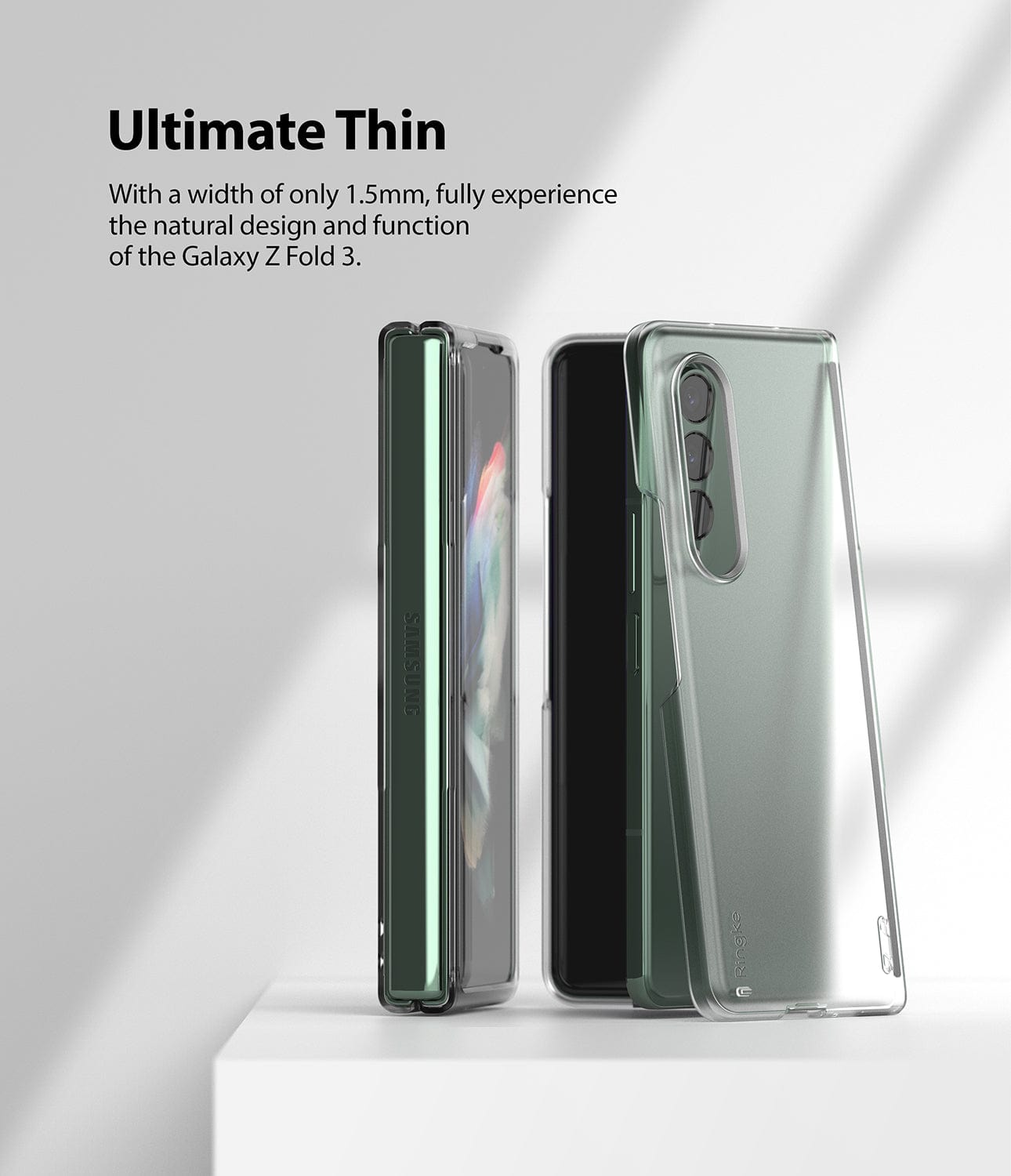 Galaxy Z Fold 3 Slim Case Clear By Ringke