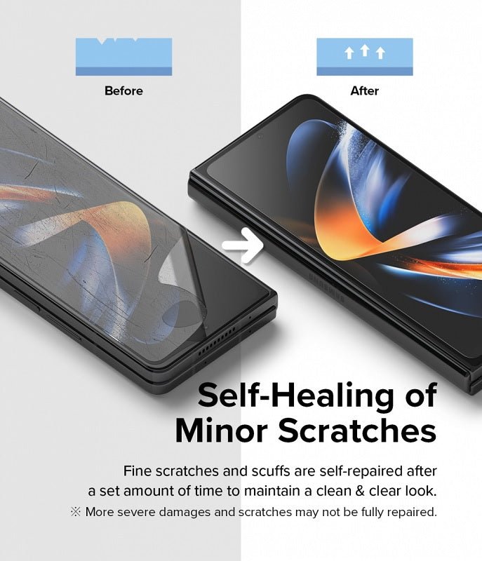 Galaxy Z Fold 4 Dual Easy Film Screen Protector by Ringke