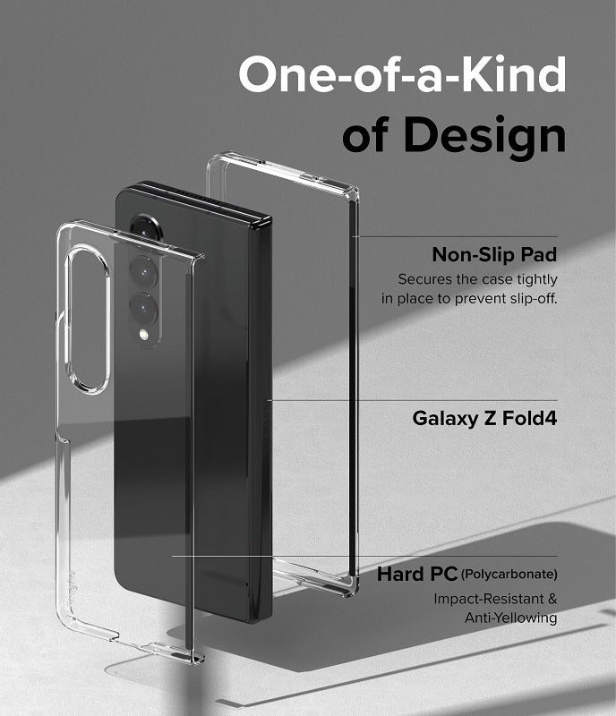 Galaxy Z Fold 4 Slim Clear Case by Ringke