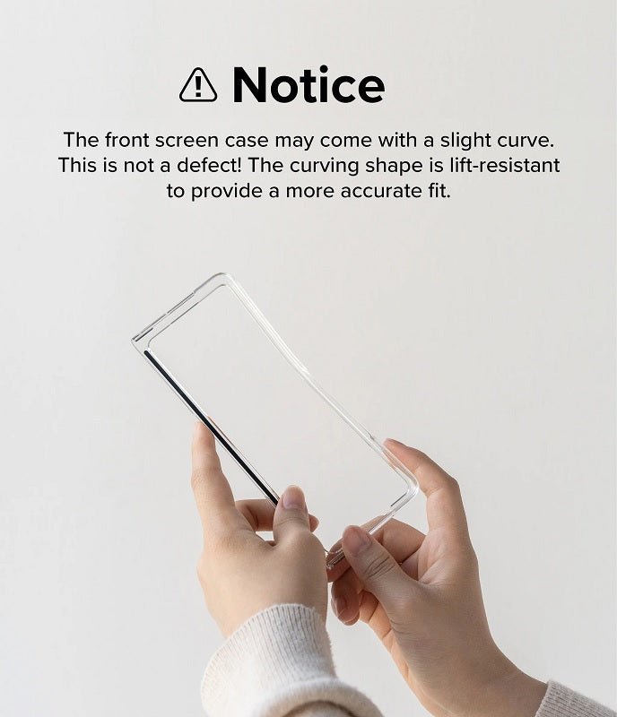 Galaxy Z Fold 4 Slim Clear Case by Ringke