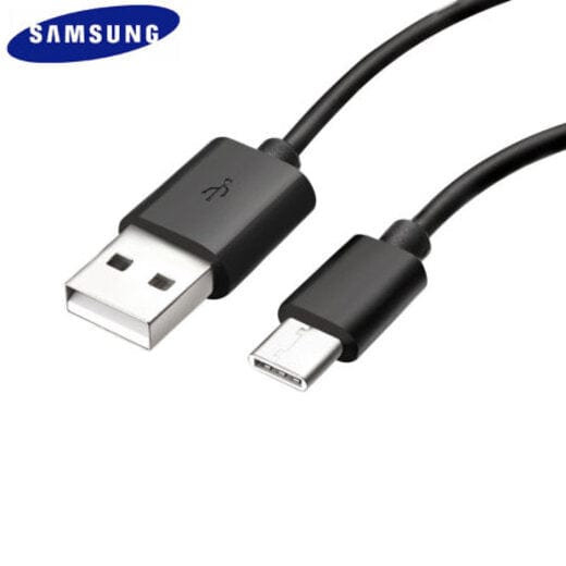 Genuine Samsung USB to Type C Sync & Charge Cable - Black