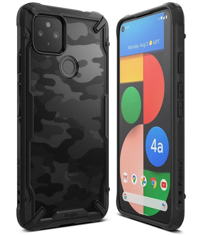 Google Pixel 4a 5G Case Camo Black Fusion X by Ringke