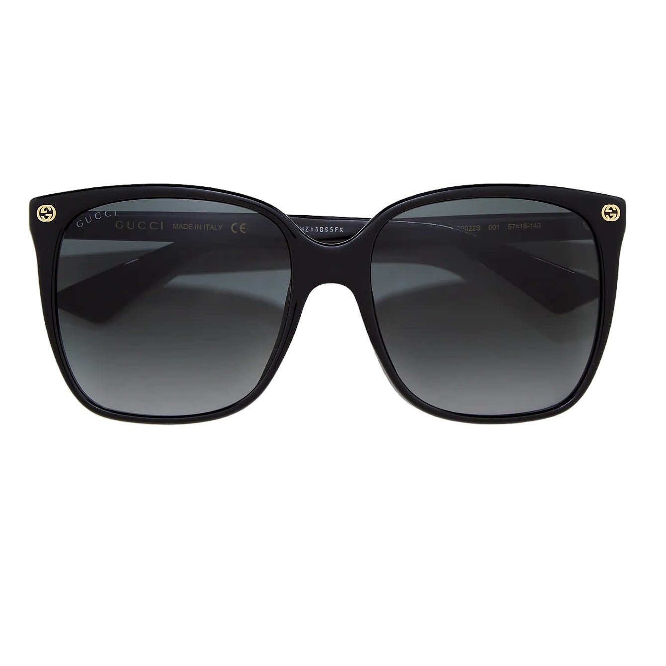 Gucci GG0022S 001 57 Black Grey