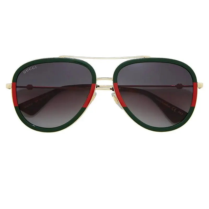 Gucci GG0062S 003 57 Gold Green