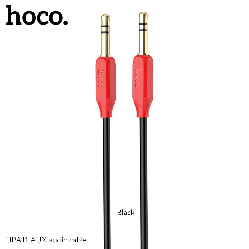HOCO UPA11 AUX Audio Cable Black
