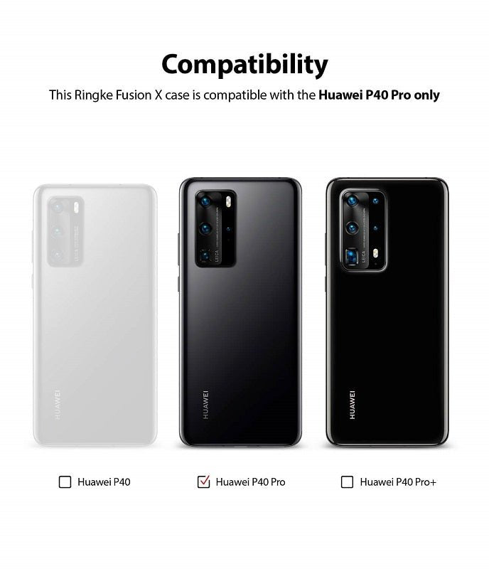 Ringke FusionX compatible case for Huawei P40 Pro 