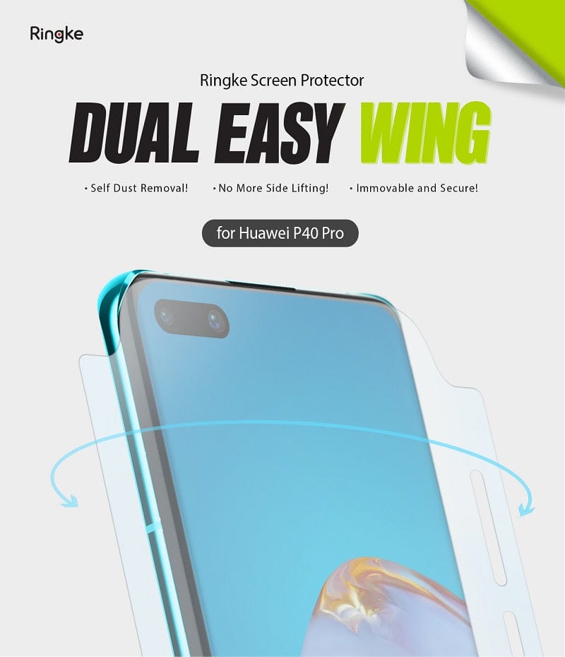 Huawei P40 Pro Screen Protector Dual Easy Wing Film By Ringke