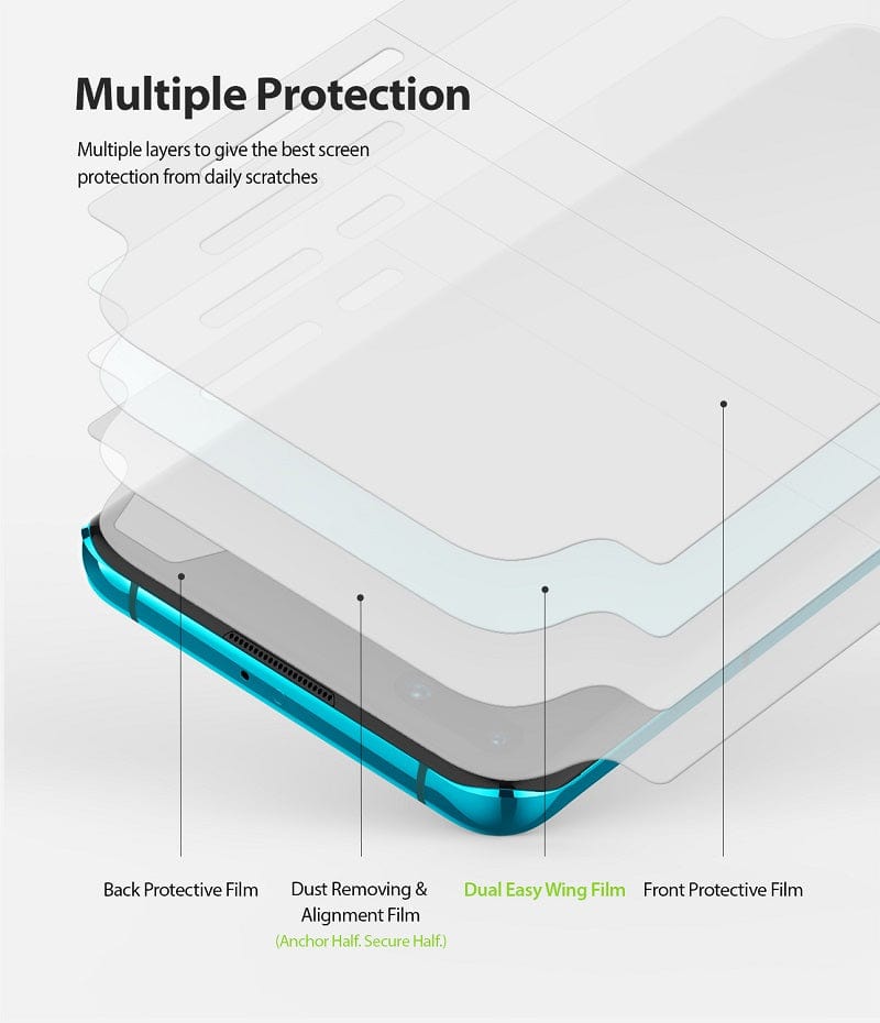Ensure daily scratch protection with multiple layers of defense for huawei p40 screen protector