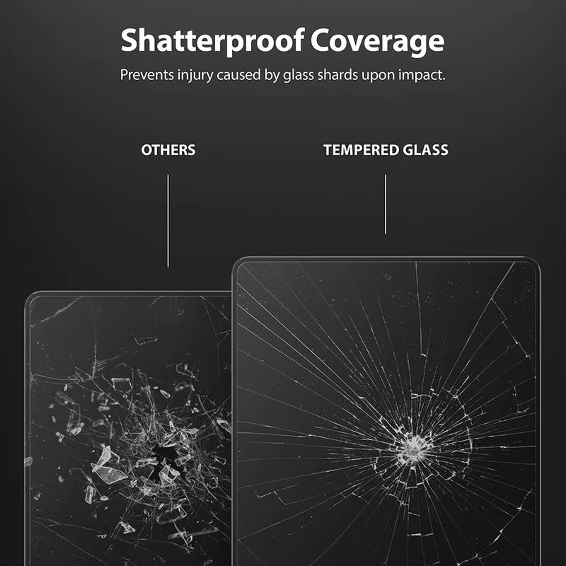 Shatterproof coverage privacy tempered glass screen protector for Apple iPad 