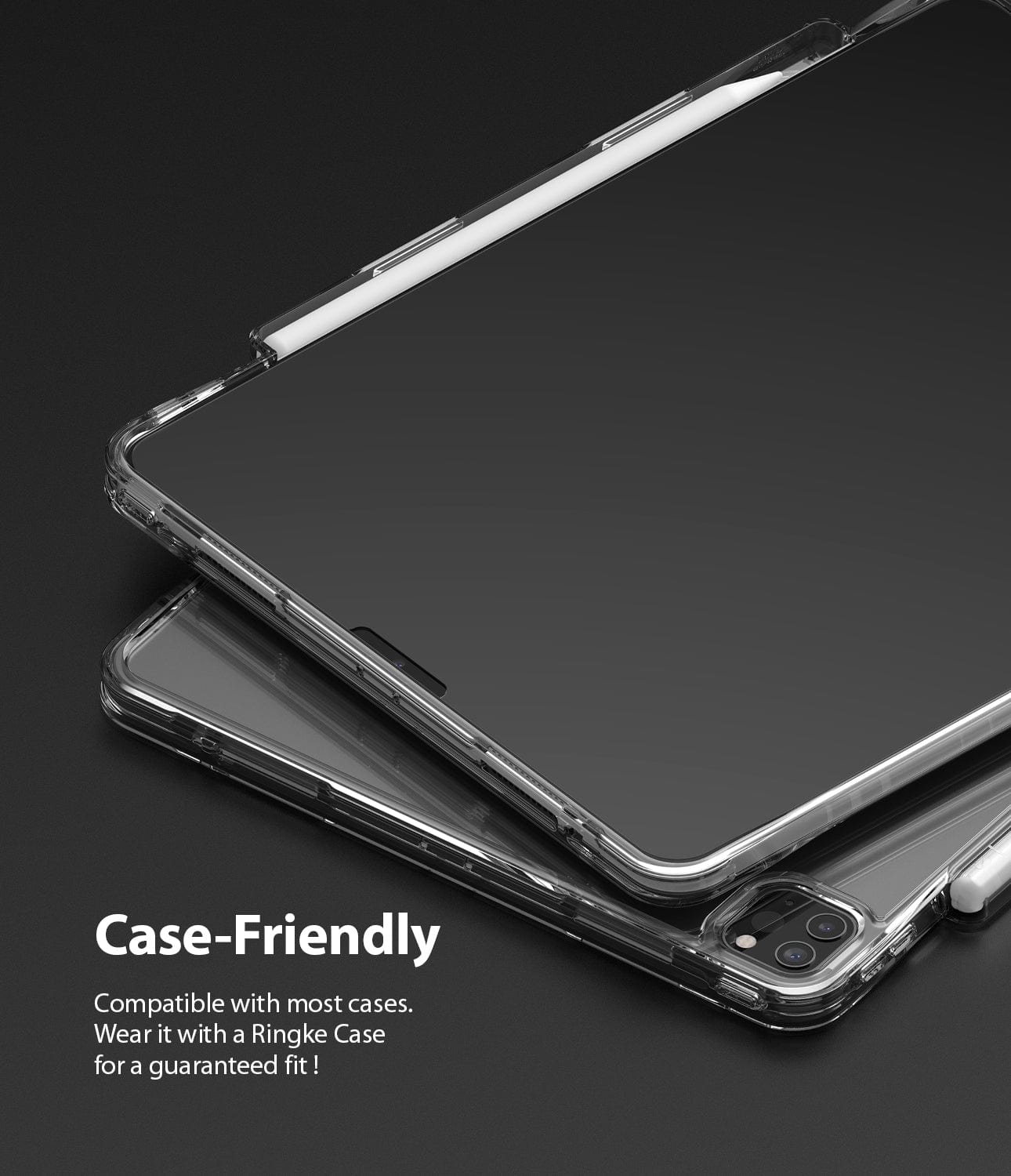 Case Friendly Glass Screen Protector for iPad Pro 12.9" 3rd Gen 2021
