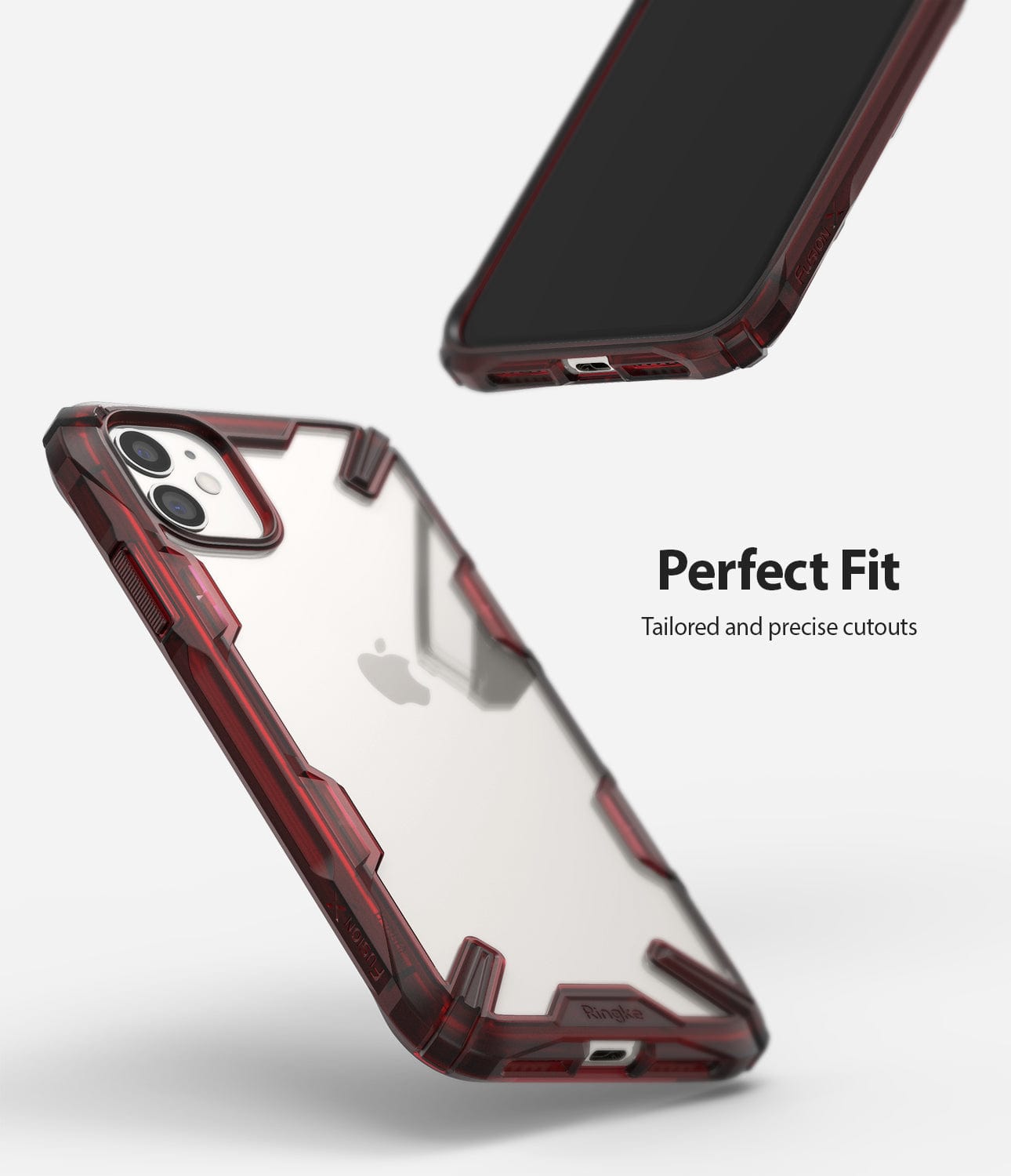 iPhone 11 case Ruby Red Fusion-X by Ringke