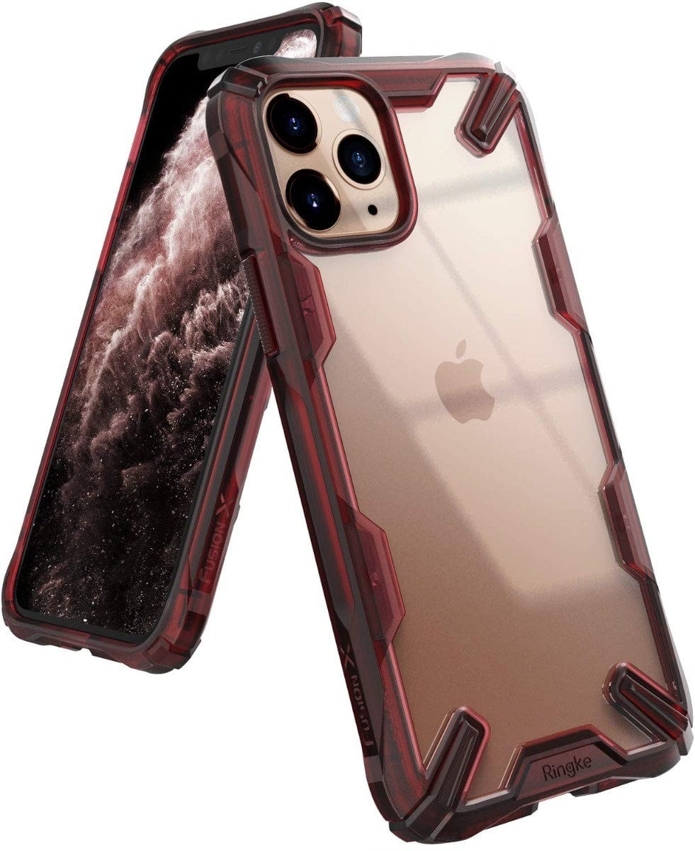 iPhone 11 Pro Case Ruby Red Fusion-X by Ringke