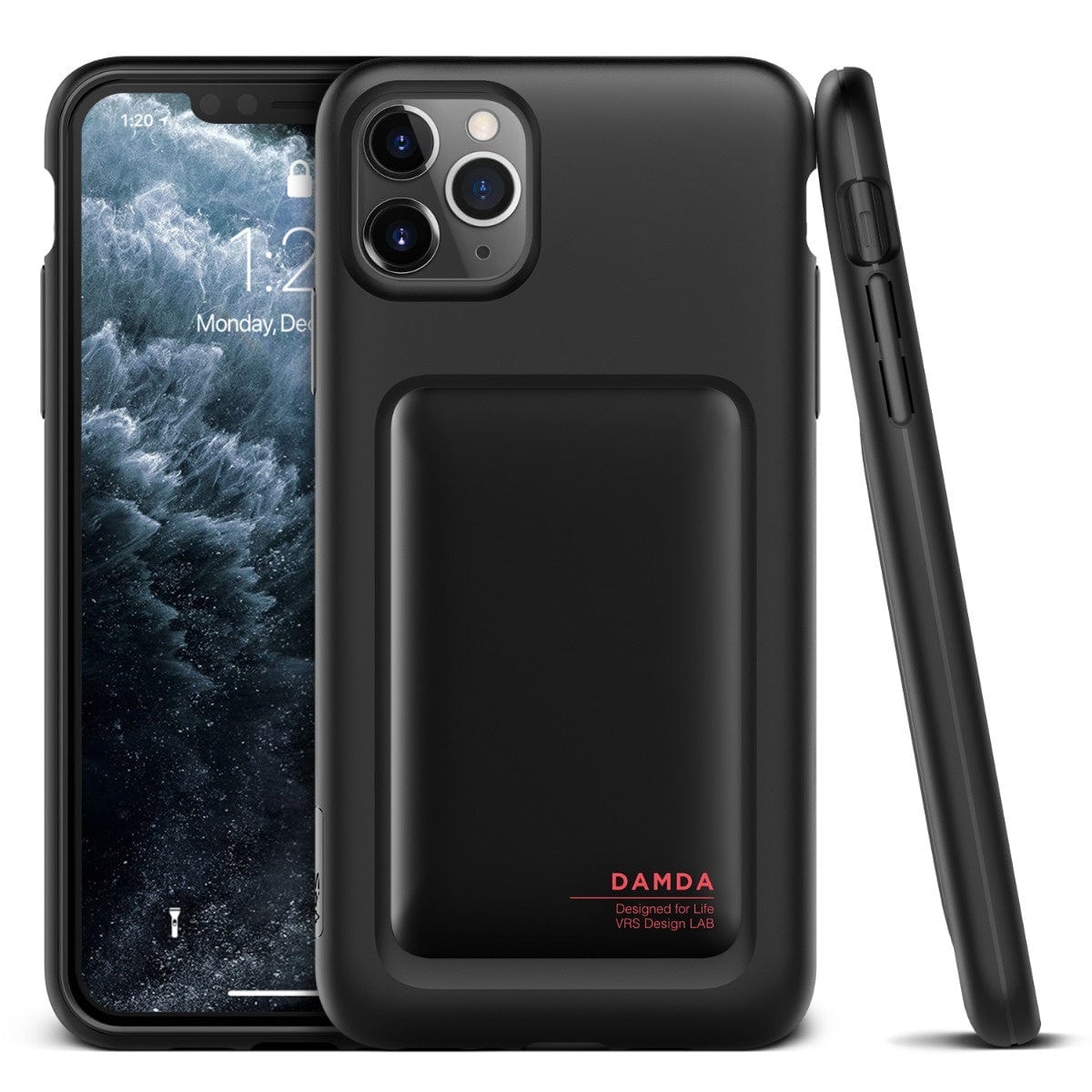 iPhone 11 Pro Max Damda High Pro Shield Matt Black Case By VRS Design