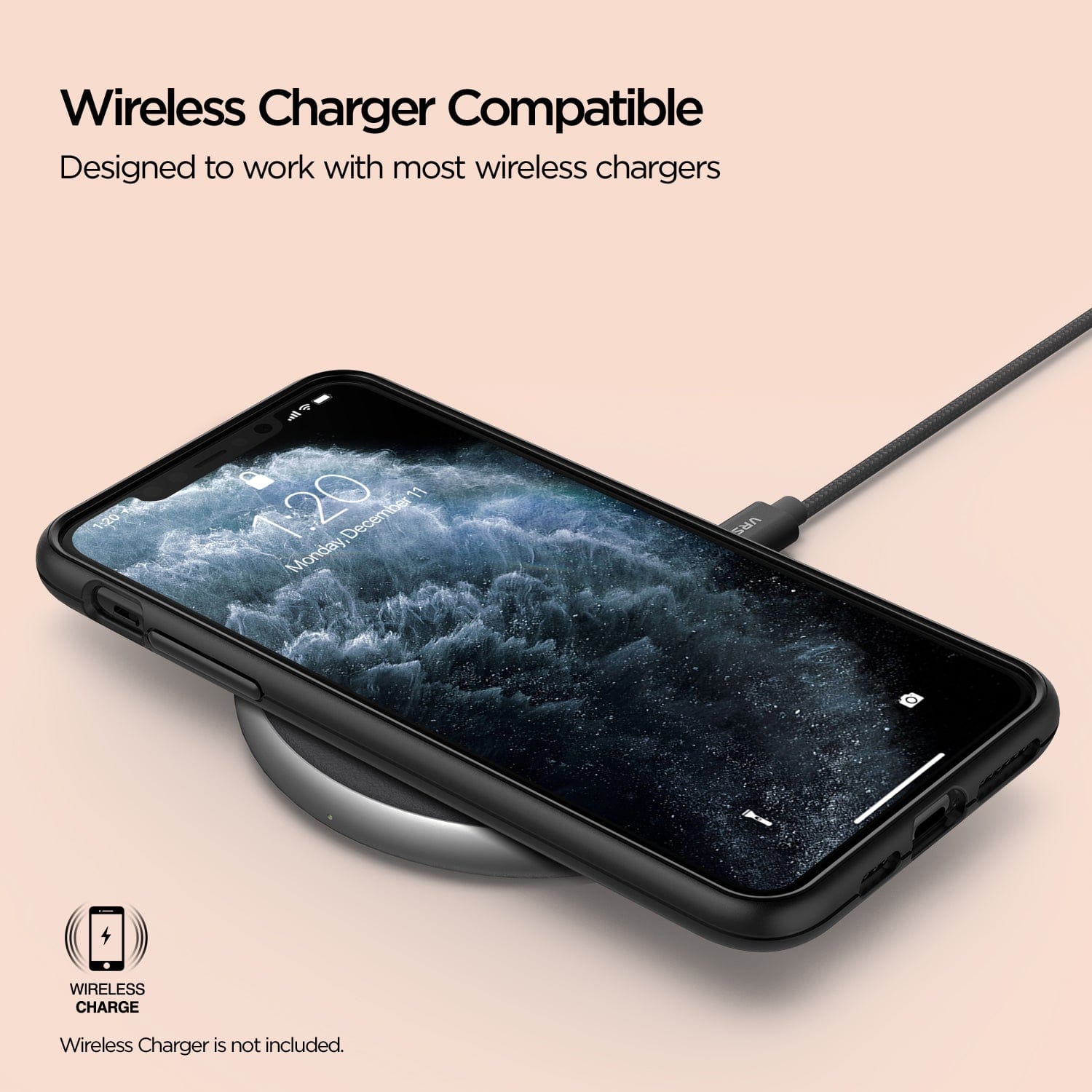 Wireless charger compatible case for iPhone 11 Pro max