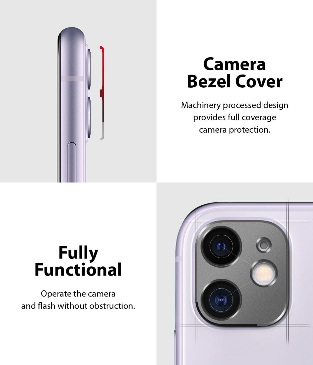 iPhone 11 RINGKE CAMERA STYLING - Black