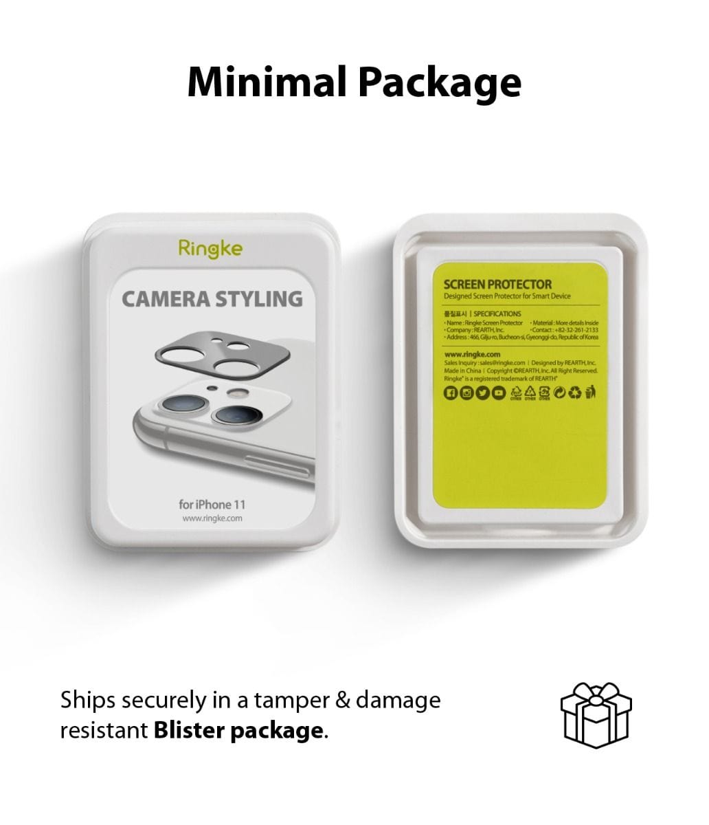 iPhone 11 RINGKE CAMERA STYLING - SILVER