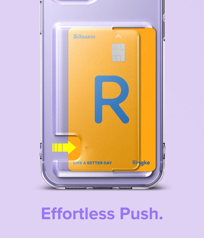Effortless push card holder case for iPhone 12 