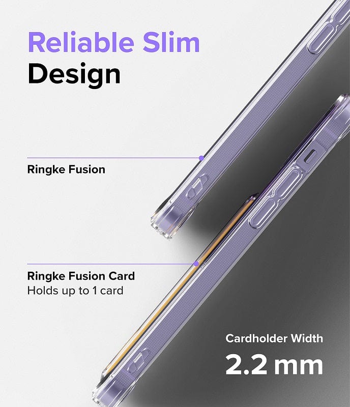 Reliable slim design with Ringke Fusion Card holder case