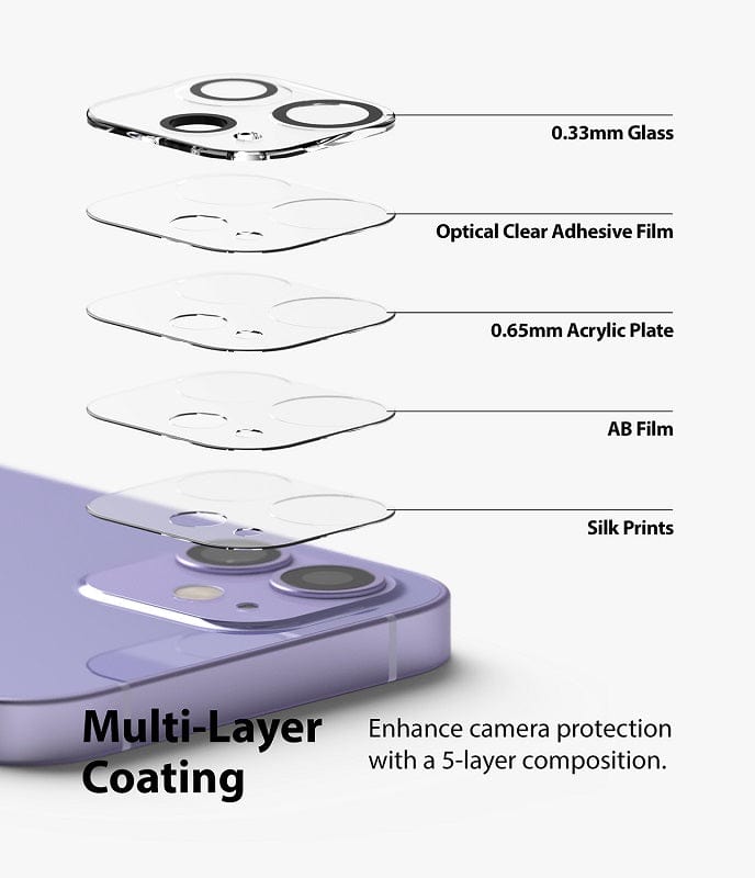 Multilayer Protection Camera Glass for iPhone 12 