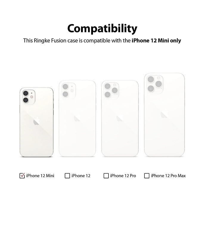 iPhone 12 mini Fusion Clear Case by Ringke