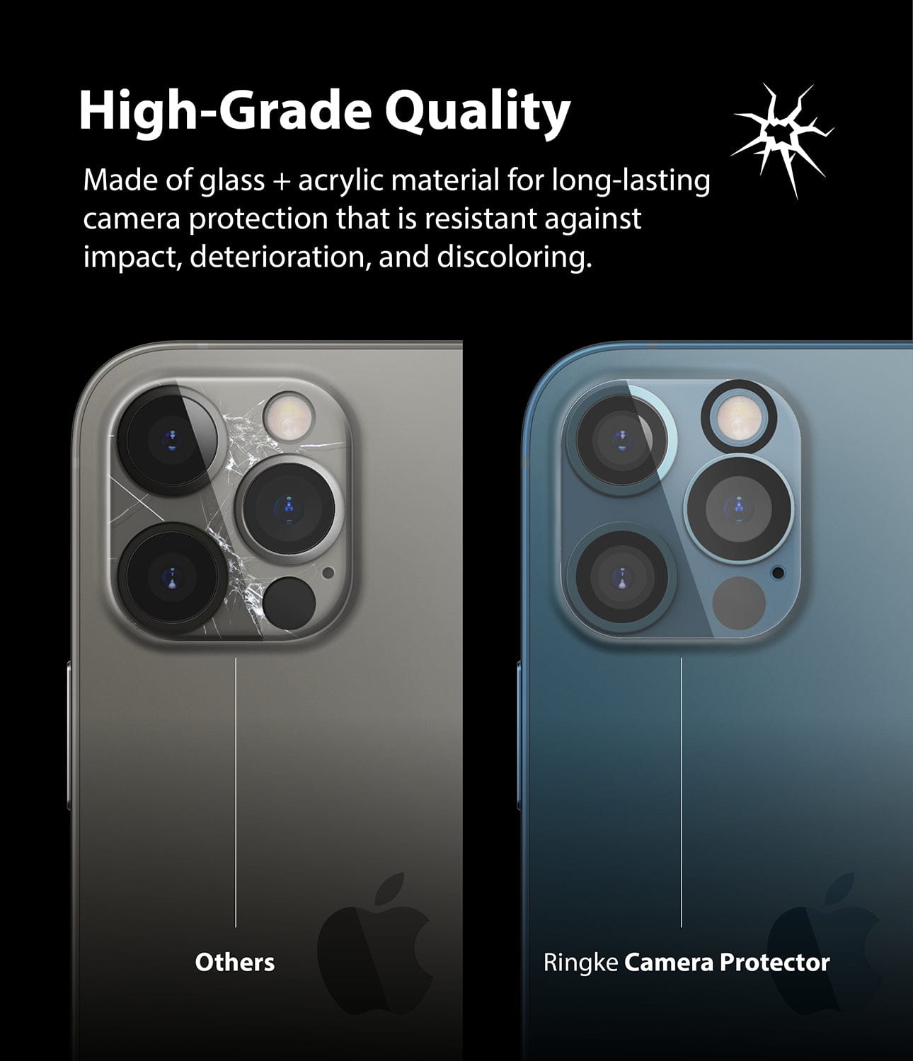 iPhone 12 Pro rear camera lens frame