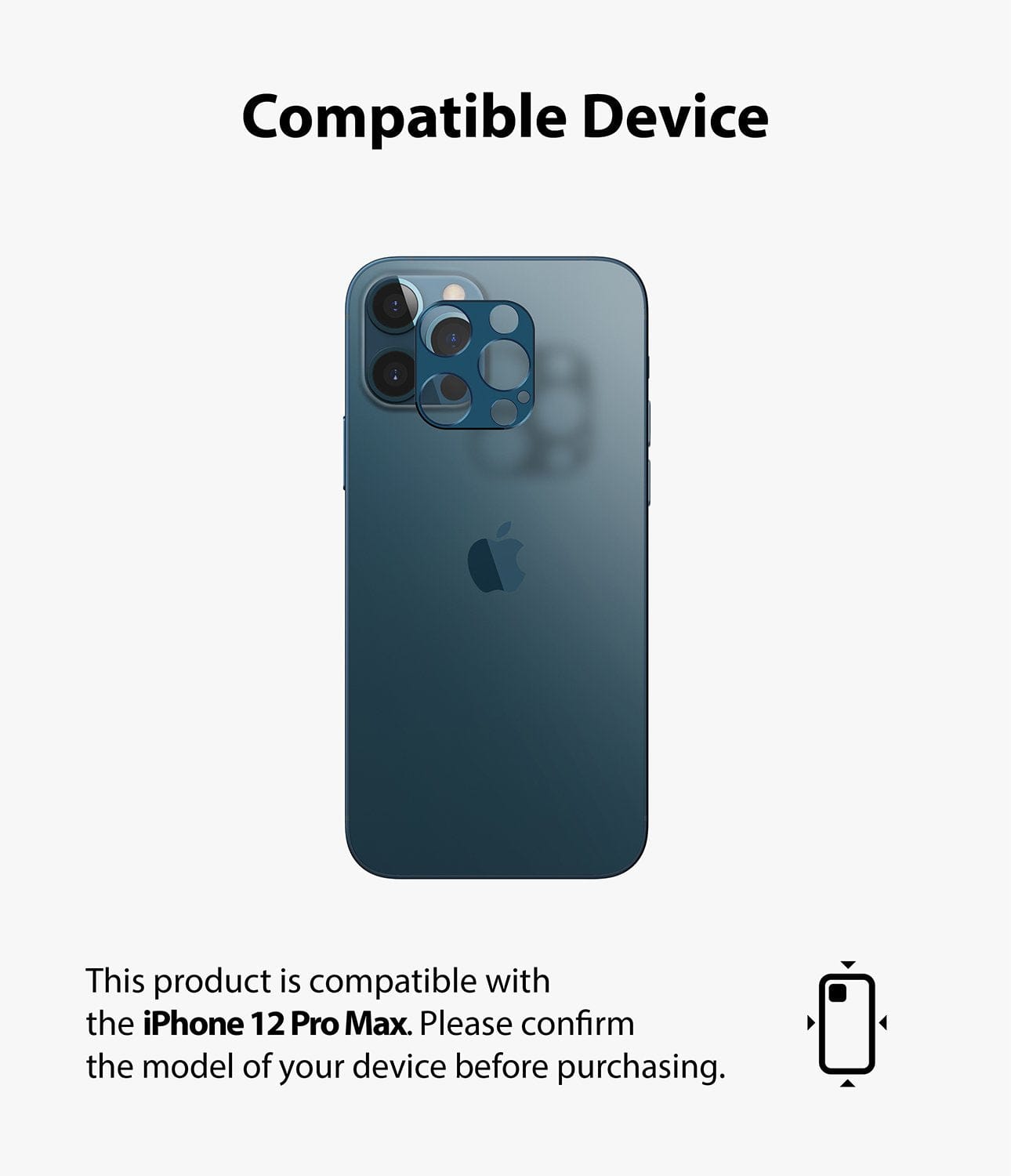 Camera Lens Protector for iPhone 12 Pro Max 