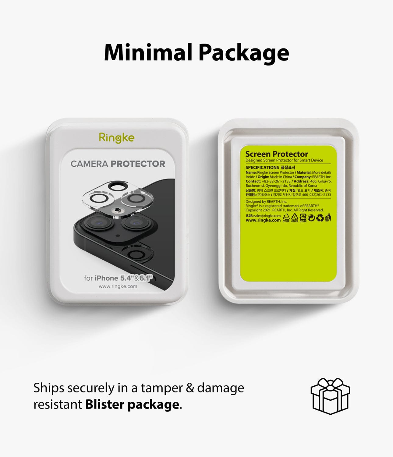 iPhone 13 / 13 mini Camera Glass Protector By Ringke