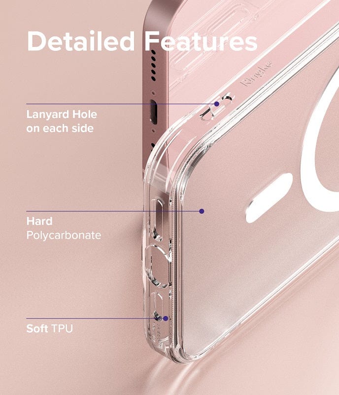 Hard Polycarbonate and Soft TPU material designed for iPhone 13 