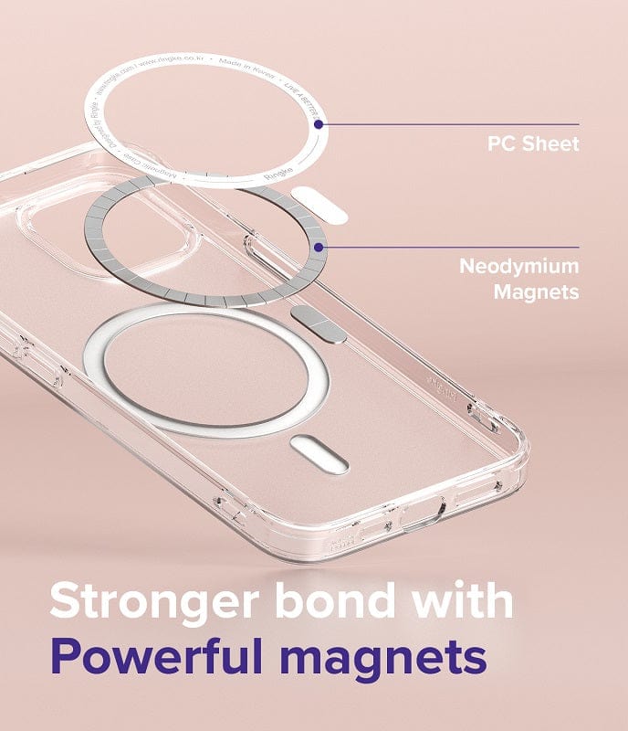 Strong and Powerful magnets with Ringke Fusion Case for iPhone 13